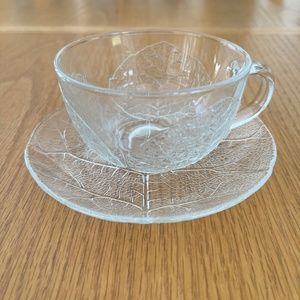 ARCOROC FRANCE ASPEN CUP AND SAUCER SET OF 8 EACH